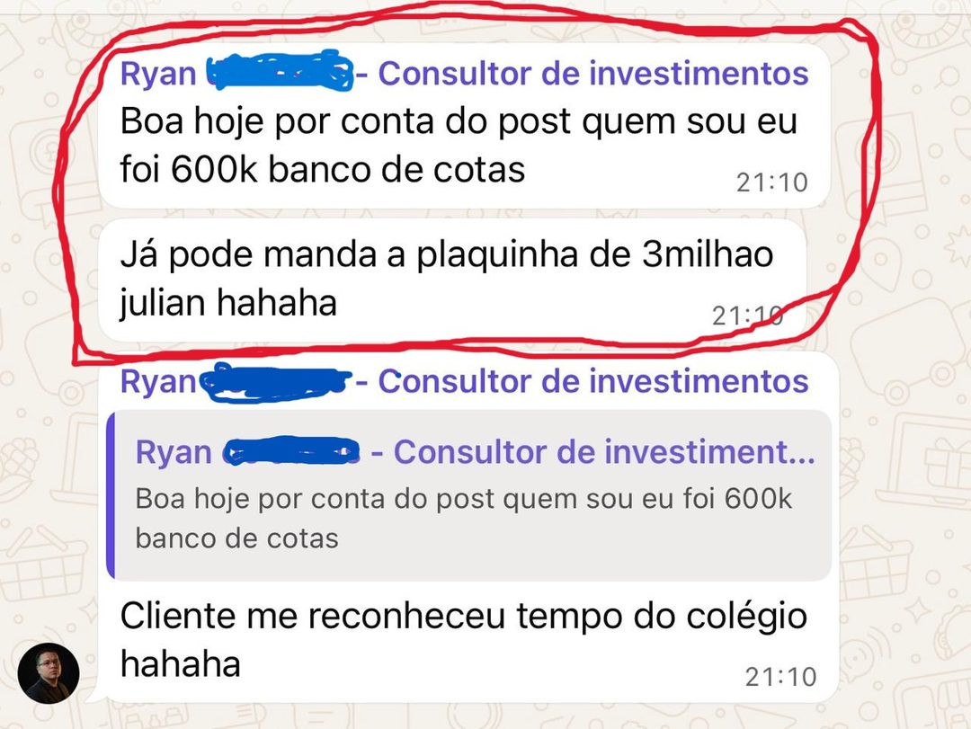 600 mil em vendas vindas de um post de apresentação